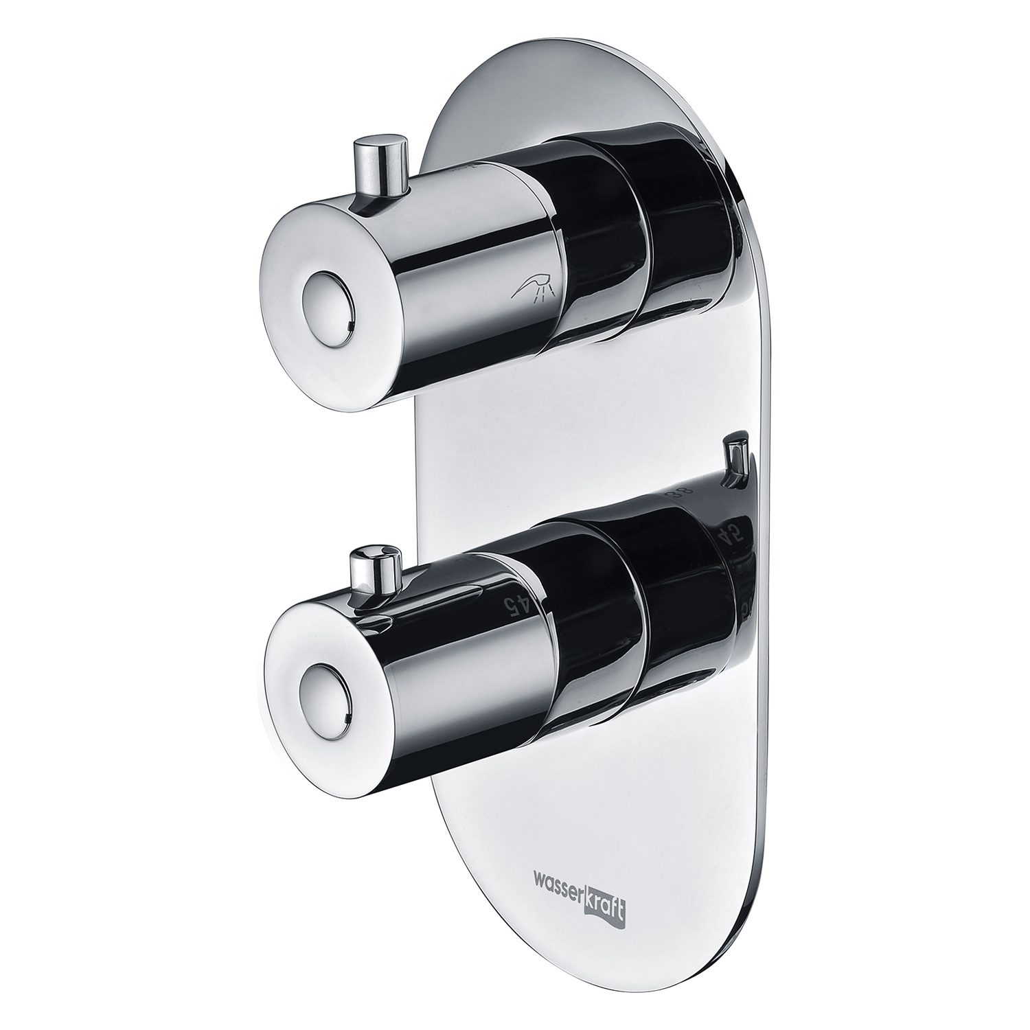 Термостат для душа WasserKraft Berkel 4833 Thermo хром