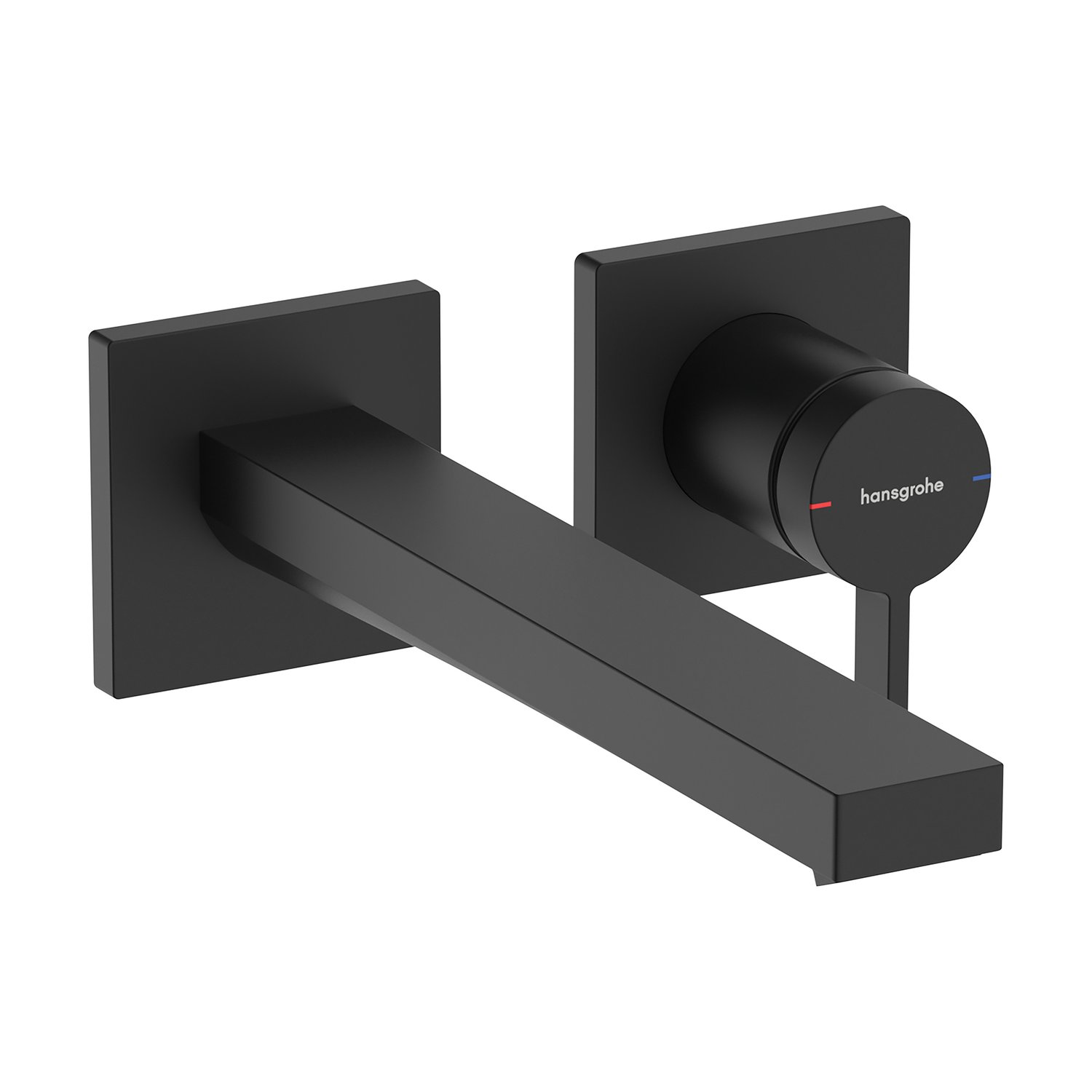 Смеситель для раковины Hansgrohe Tecturis E 73051670 черный матовый