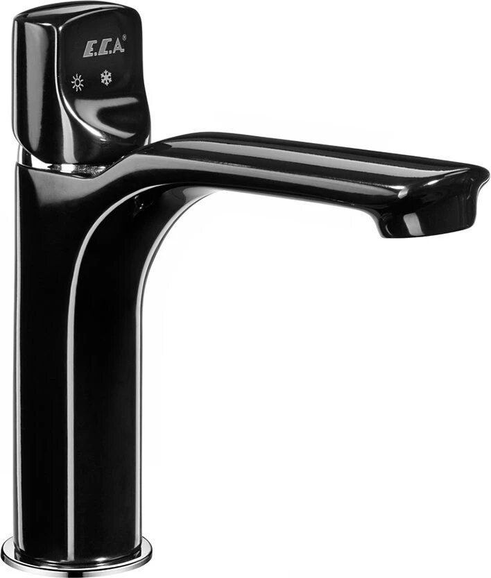 Смеситель для раковины E.C.A Myra 104508986EX черный/хром