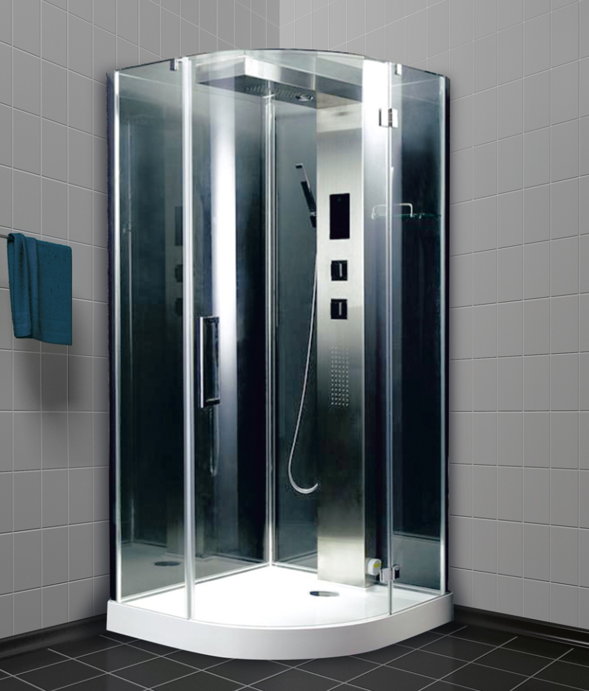 Душевая кабина Timo Premium ARMO Н-506 90x90x200 профиль хром глянцевый, стекло прозрачное