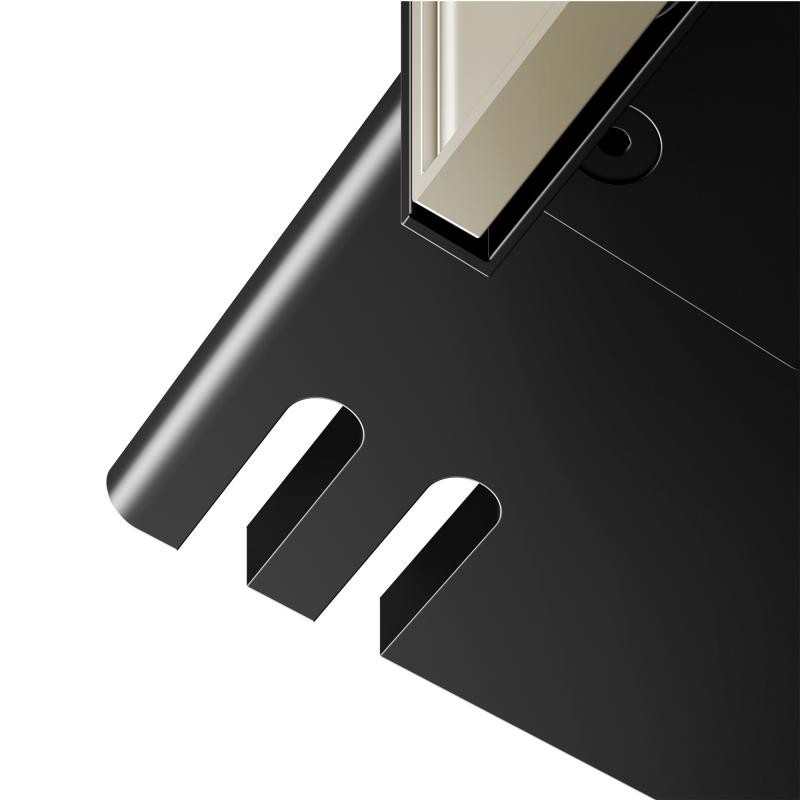 Полка для душа Keuco Reva 12858370000 черный матовый