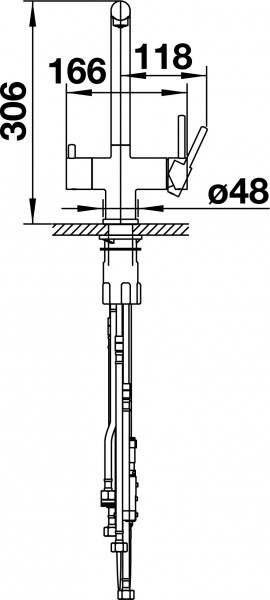 Смеситель для кухни Blanco Fontas-S II 525204 белый