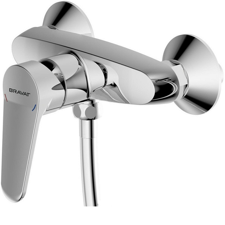 Смеситель для ванны с душем Bravat Eco F6111147C-B хром