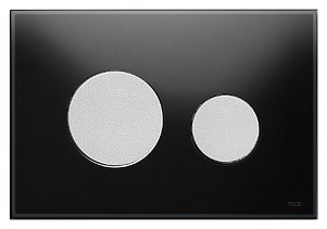Кнопка смыва TECE Loop 9240655 черный/хром матовый
