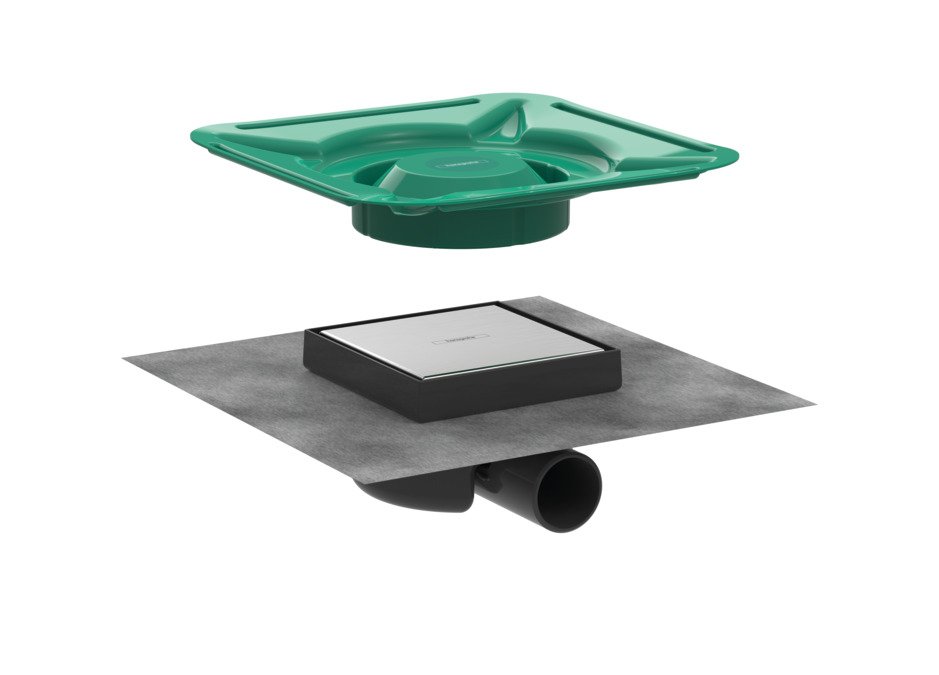 Душевой трап Hansgrohe RainDrain Spot 56112800 для облицовки плиткой
