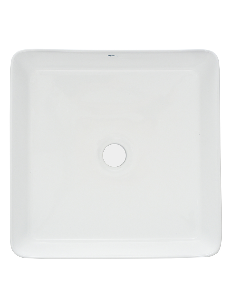 Раковина накладная 40см AQUAme AQM5008 белый