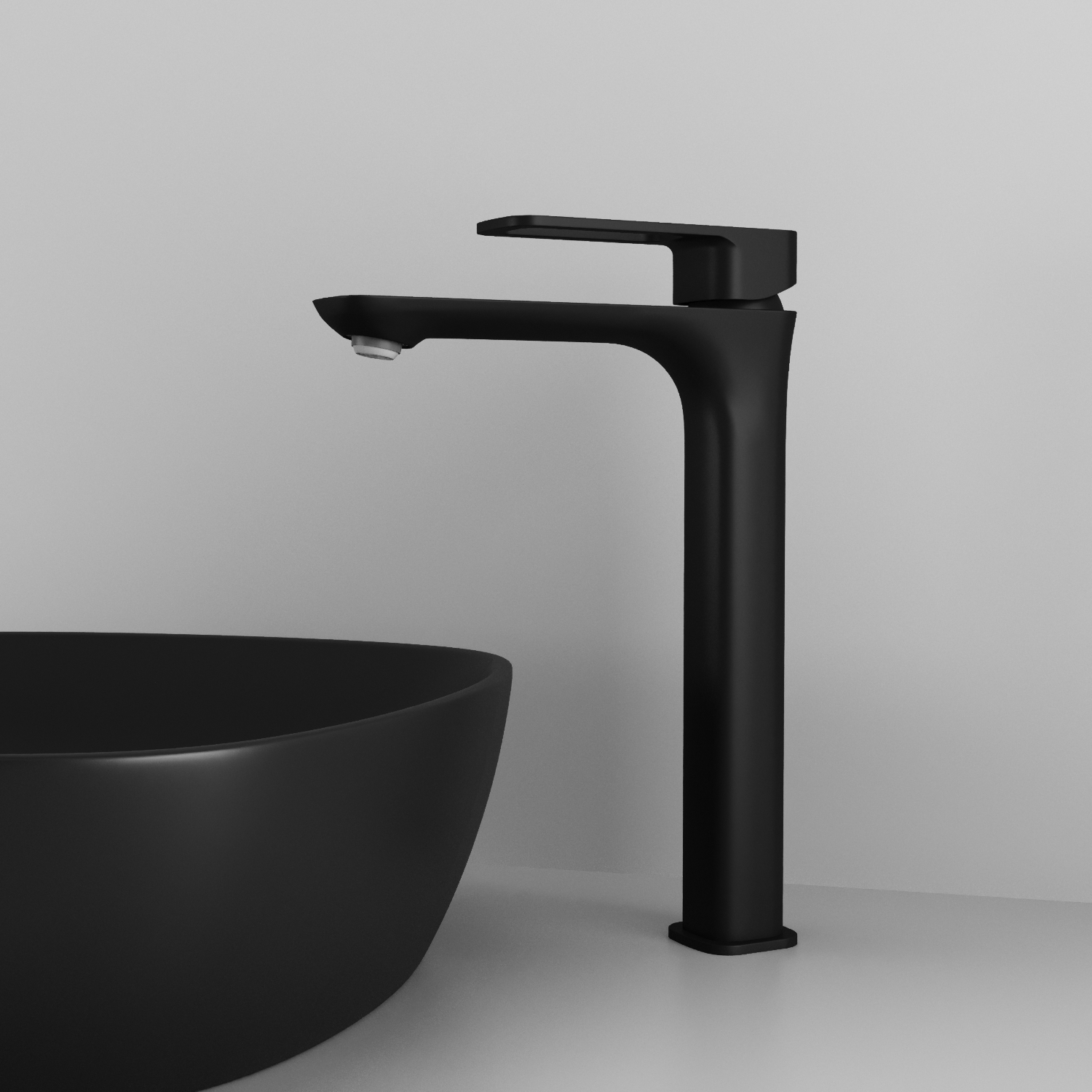 Смеситель для раковины-чаши IDDIS Slide SLIBL01i01 черный матовый