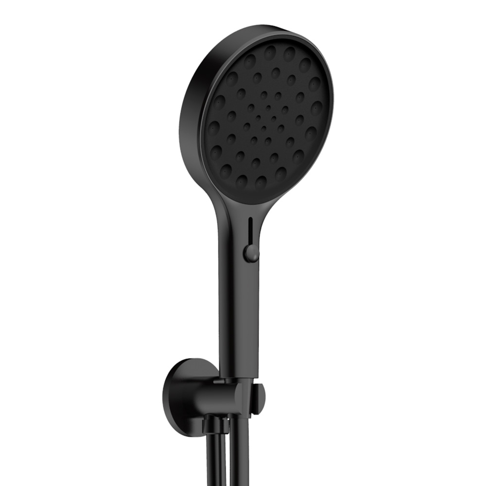 Встраиваемая душевая система со смесителем AQUAme AQM8402GM вороненая сталь