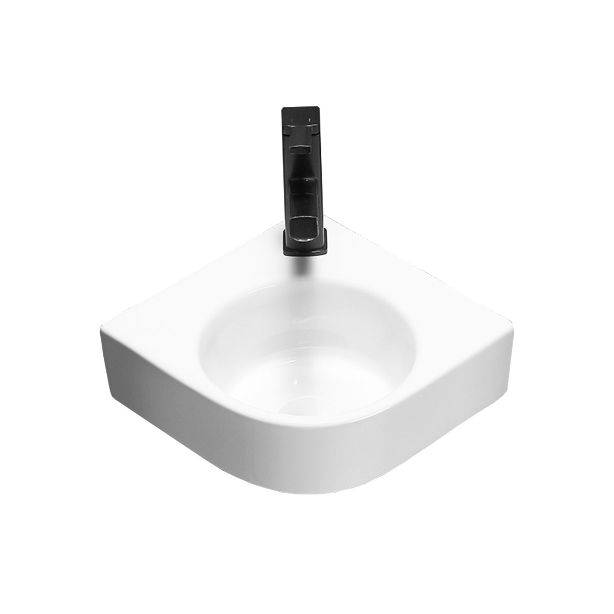 Раковина угловая 44см Vincea VBS-502 белый