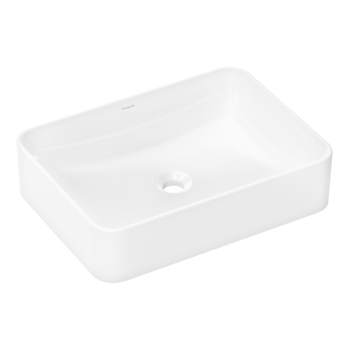 Раковина накладная 55см Hansgrohe Xuniva Q 60168450 белый