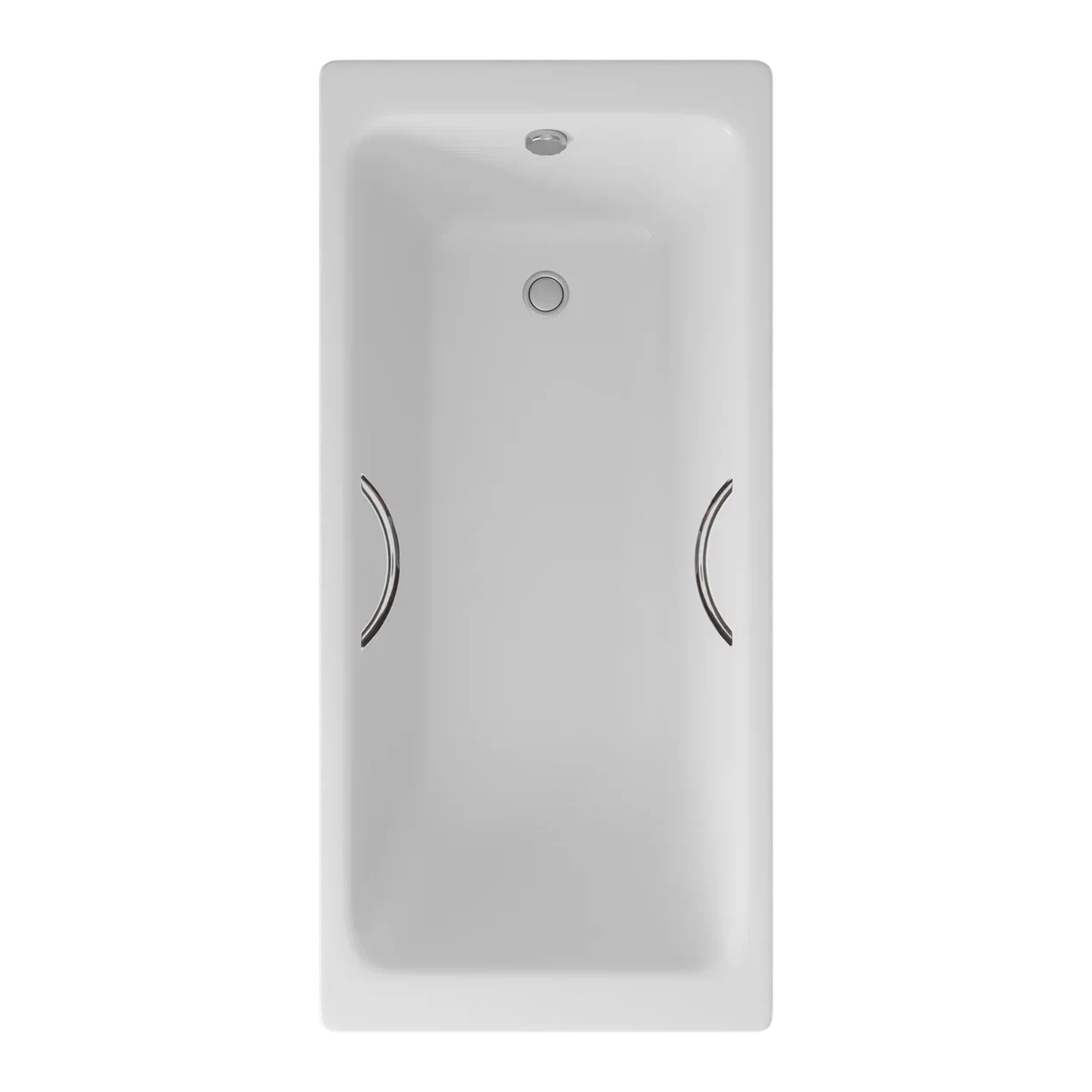 Ванна чугунная Delice Parallel 1700х700, с ручками