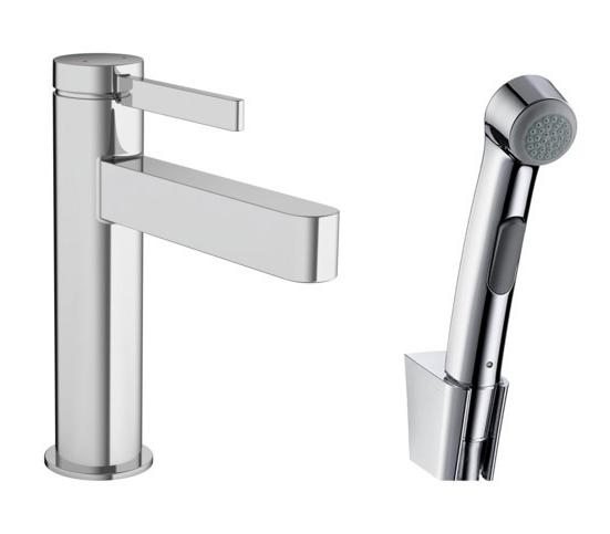 Смеситель для раковины с гигиеническим душем Hansgrohe Finoris 76210000 хром