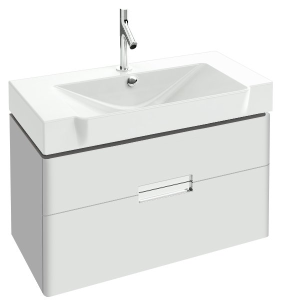 Тумба для комплекта Jacob Delafon Reve 80 белая, 2 ящика