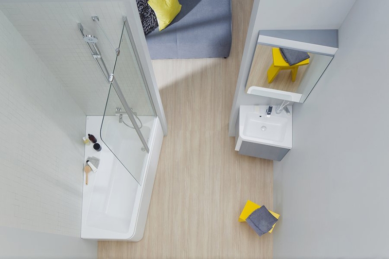 Зеркало Ravak 10° 65 угловое Белый глянец R