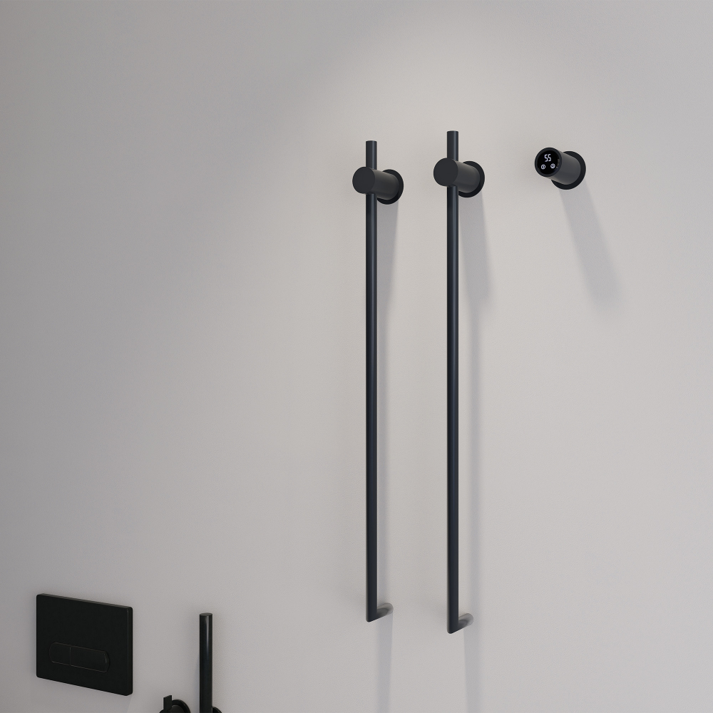 Полотенцесушитель электрический ABBER Charme AH4002MB черный матовый