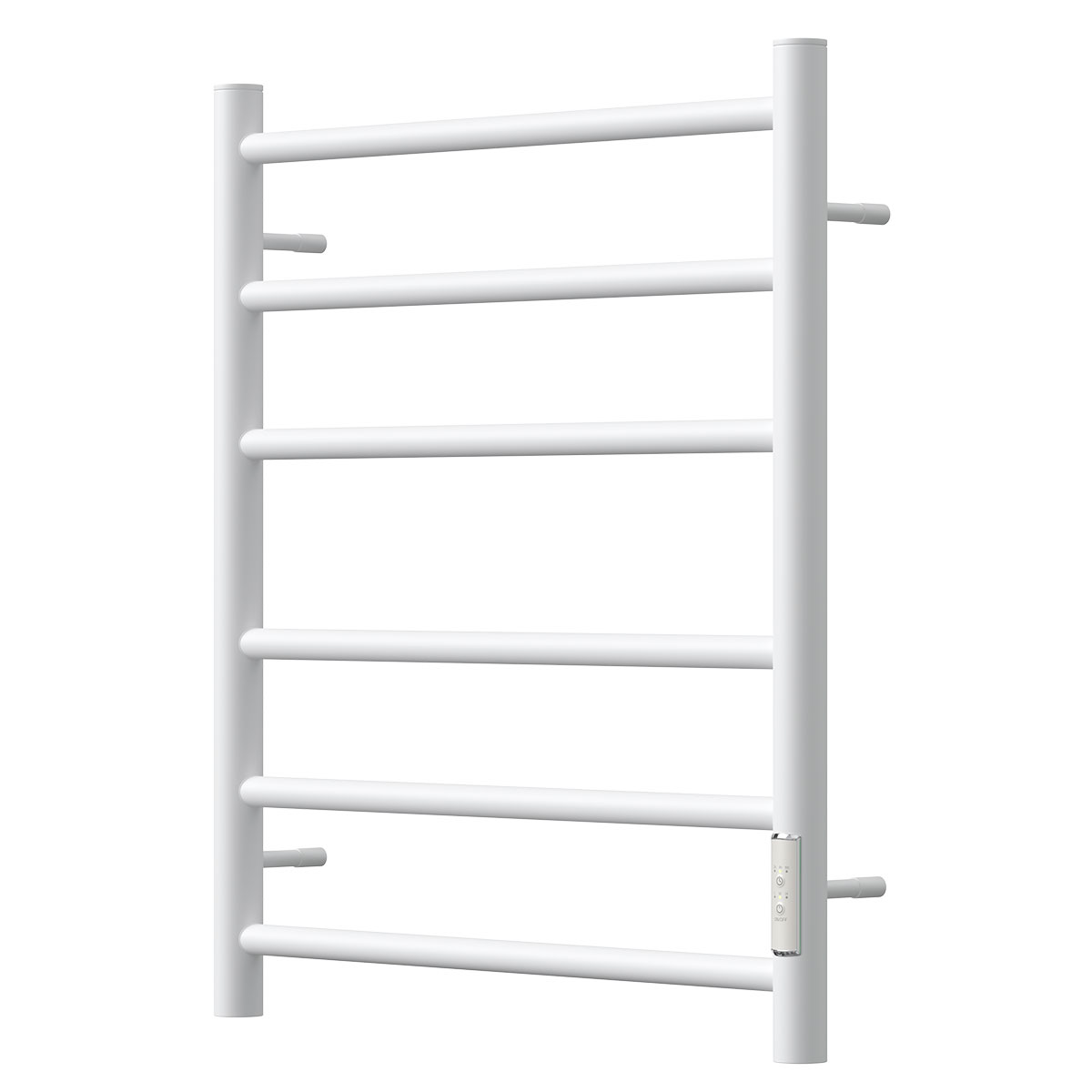 Полотенцесушитель электрический Point PN10856W П6 500x600 диммер справа, белый матовый