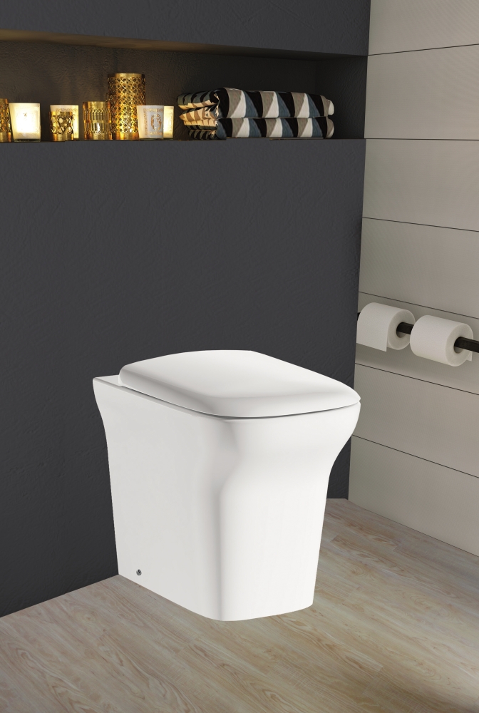 Унитаз приставной Grossman Classic GR-PR3012 белый, с сиденьем микролифт