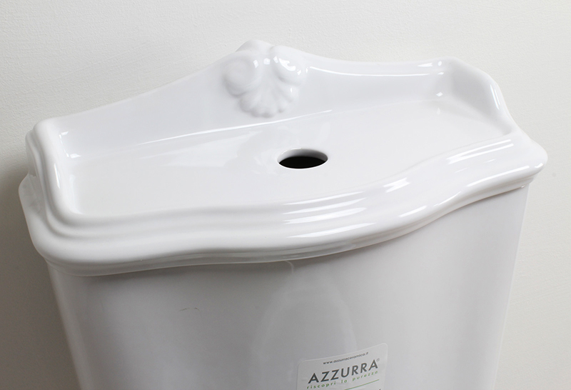 Унитаз Azzurra Jubilaeum JUB100/MB bianco lucido, выпуск в стену