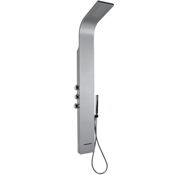 Душевая панель Ravak Totem Jet Pure X01501 с гидромассажем Хром матовый