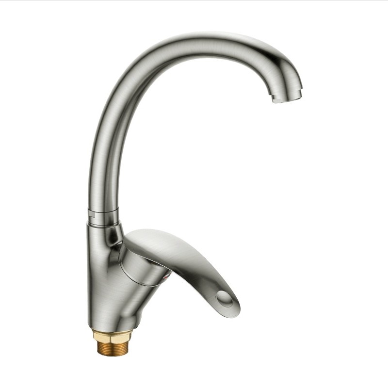 Смеситель для кухни Haiba HB4221-5, сатин