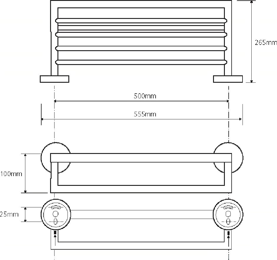 Полка Bemeta Omega 104219072 Хром