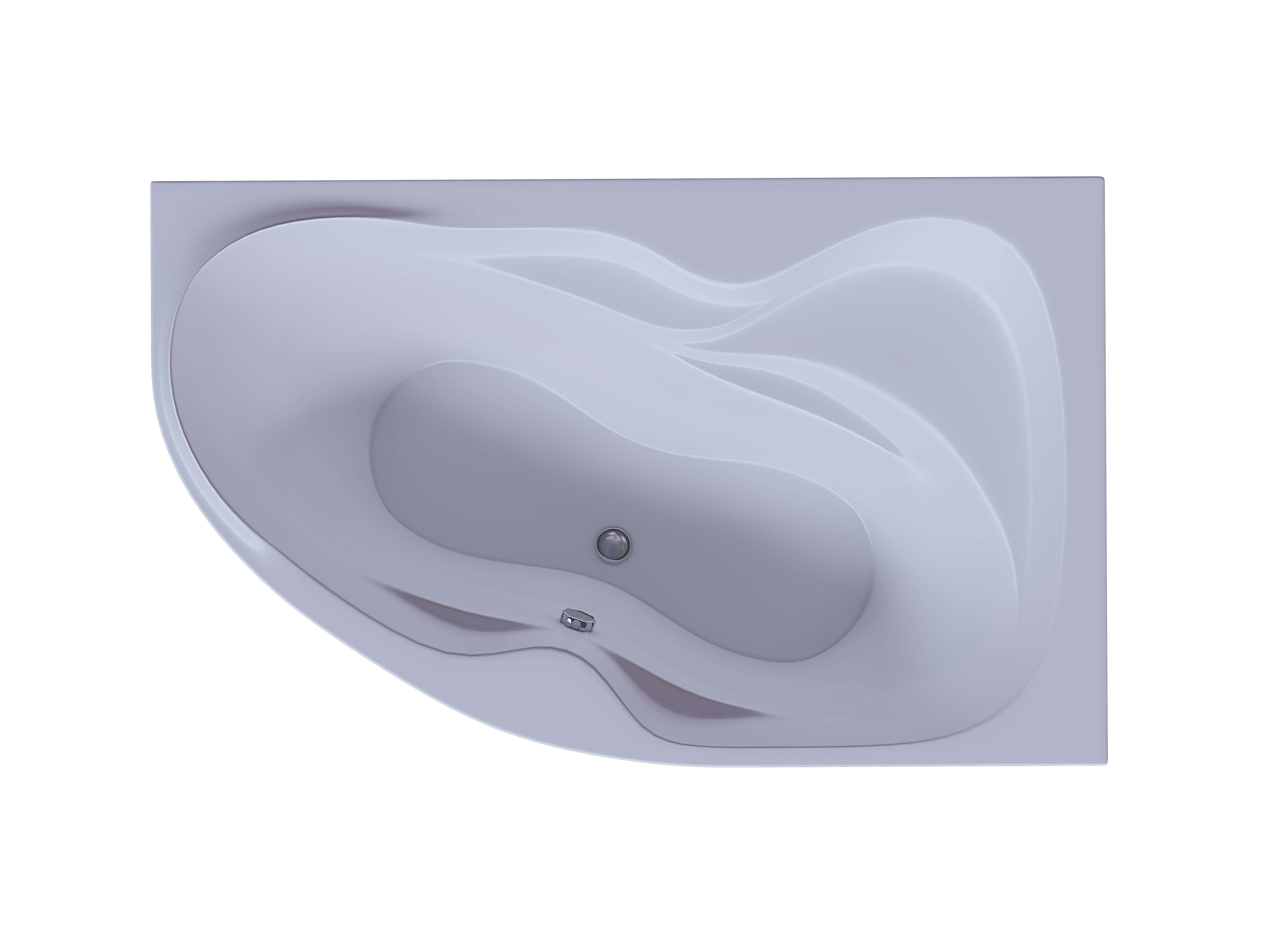 Акриловая ванна Aquatek Вега 170x105 см R пустая с фр.экр.