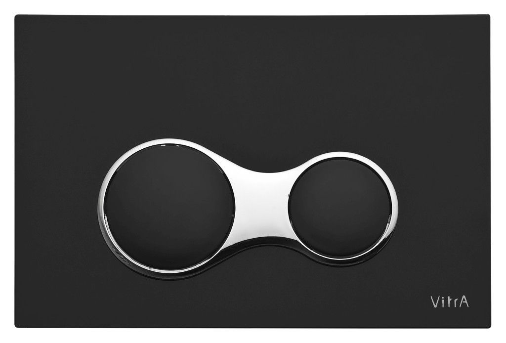 Кнопка смыва Vitra Sirius 740-0411 черный матовый