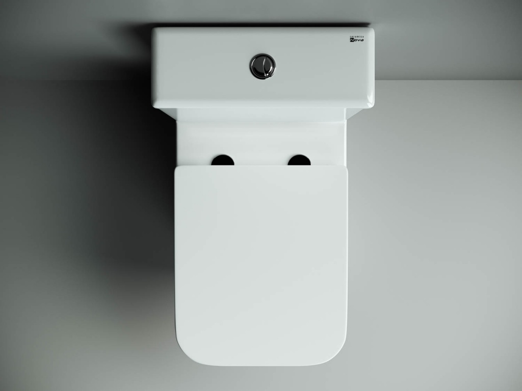 Унитаз напольный напольный Ceramica Nova Cubic CN1803 белый