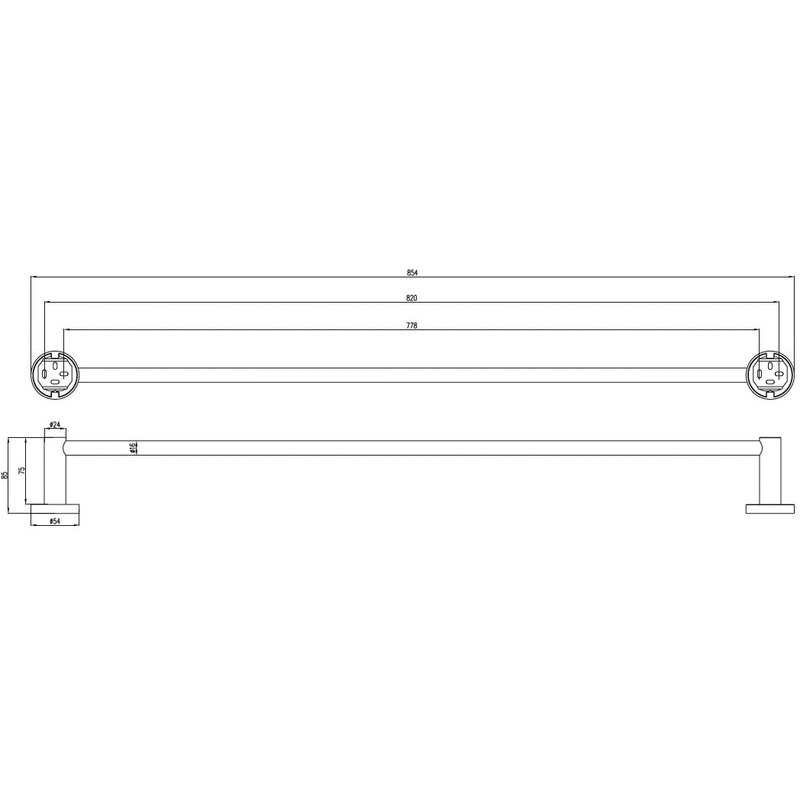 Полотенцедержатель Villeroy & Boch Elements-Tender TVA15100300061 хром