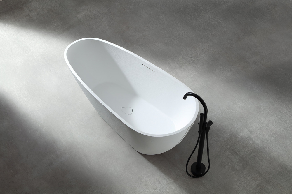 Ванна из искусственого камня ABBER Dortmund AM9911 белая