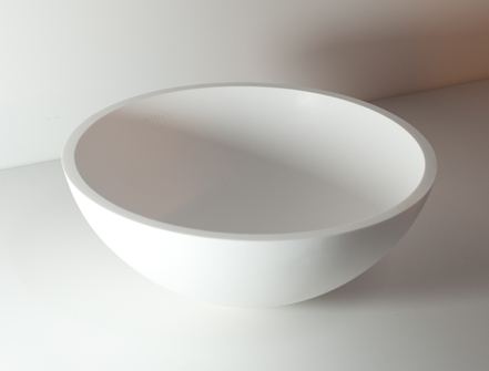 Раковина накладная 39,5см MonteBianco Nemi 11102 белый матовый