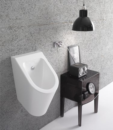 Писсуар подвесной Globo Forty3 FO029.BI белый, скрытый подвод воды