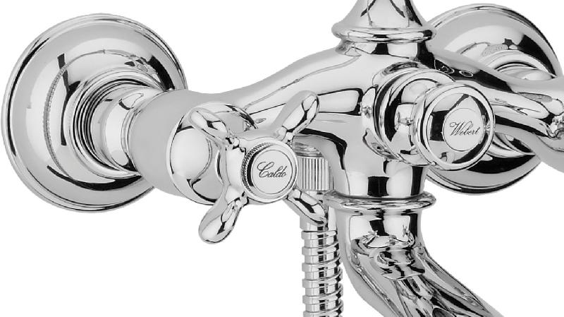 Смеситель для ванны Webert Ottocento OT720201 Хром Белый