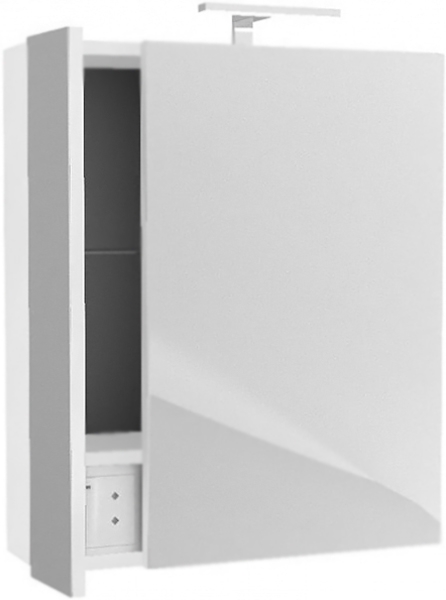 Зеркальный шкаф Iddis Mirro 50 с подсветкой Белый