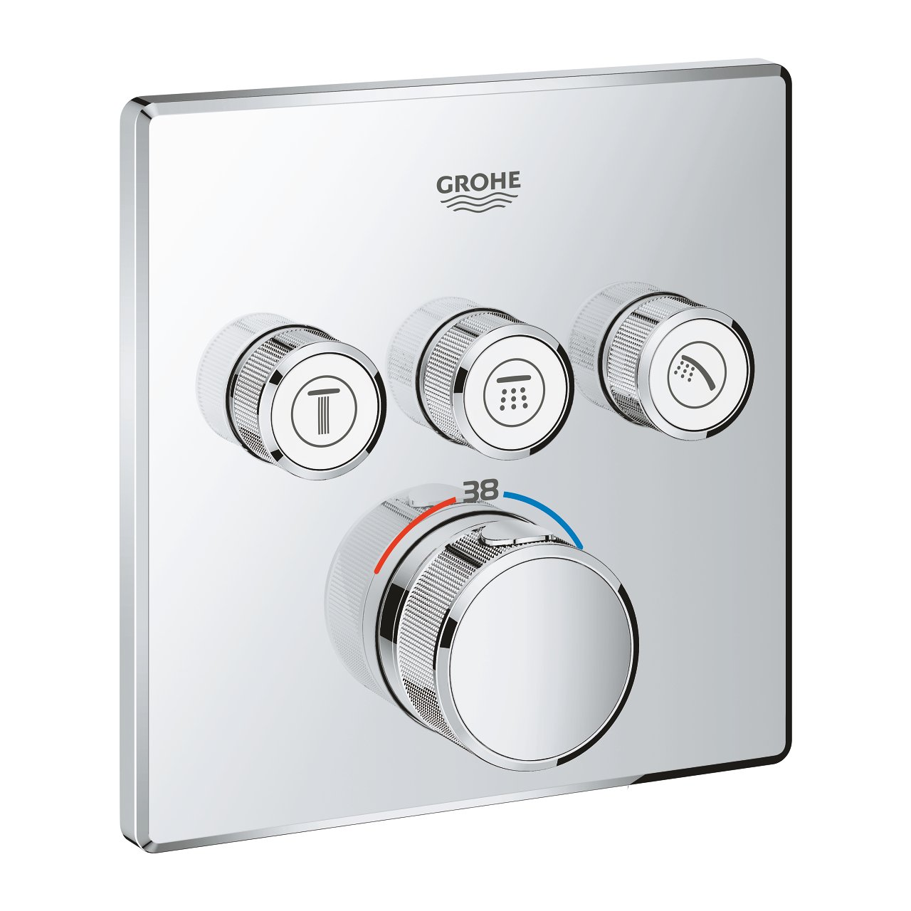 Термостат для ванны с душем Grohe Grohtherm SmartControl 29126000 хром