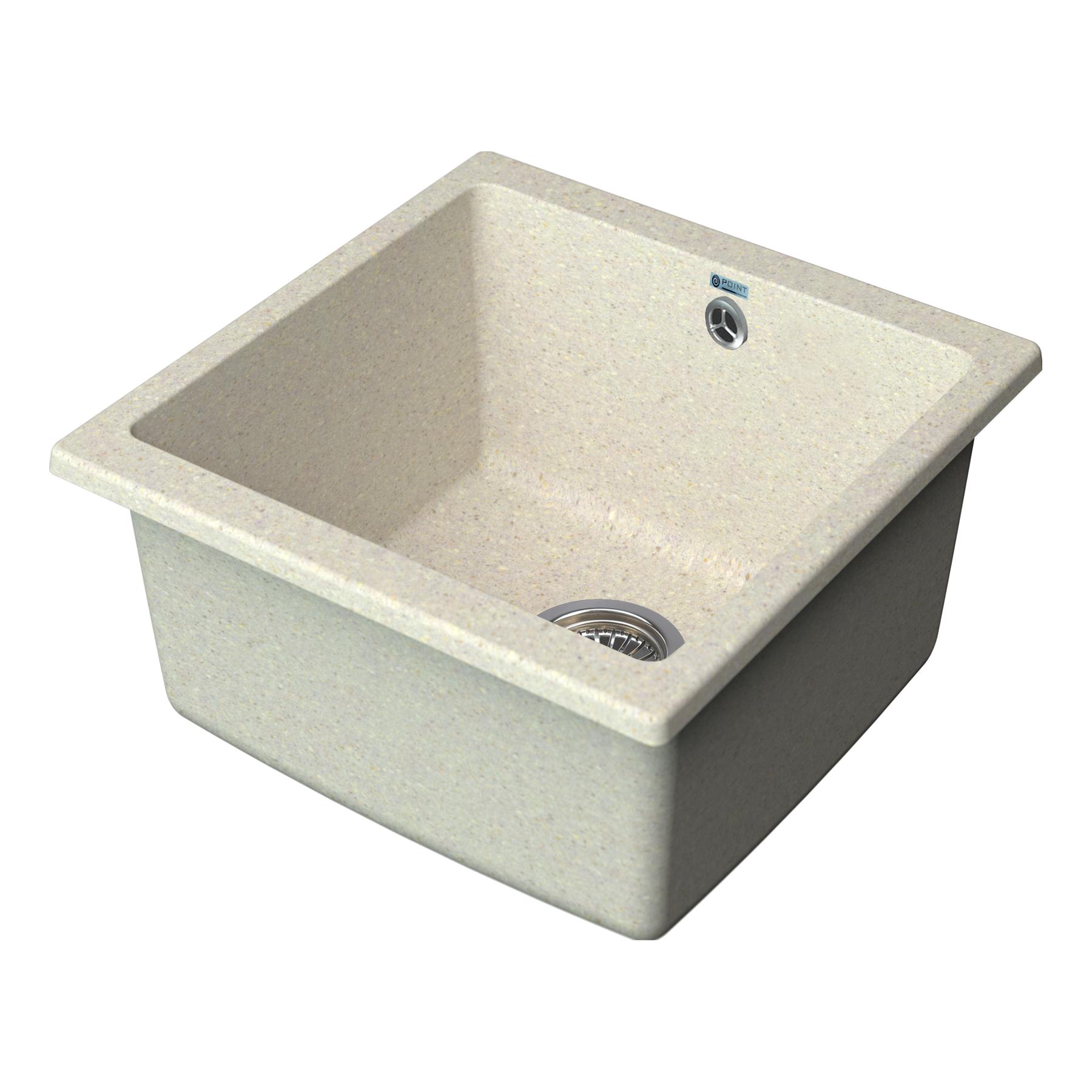 Мойка кухонная Point Бату 45 PN3008BG, светло-бежевый
