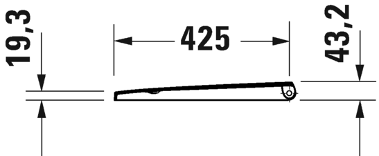 Сиденье для унитаза  Duravit D-Neo 0021690000 с микролифтом, белое