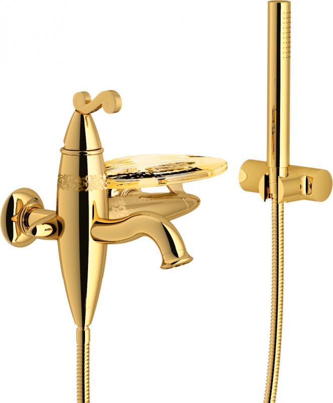 Смеситель для ванны Nobili Dubai DB00110GD Золото