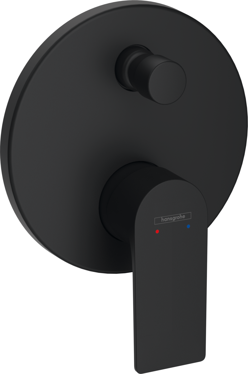Смеситель для ванны с душем Hansgrohe Rebris E 72468670 черный матовый