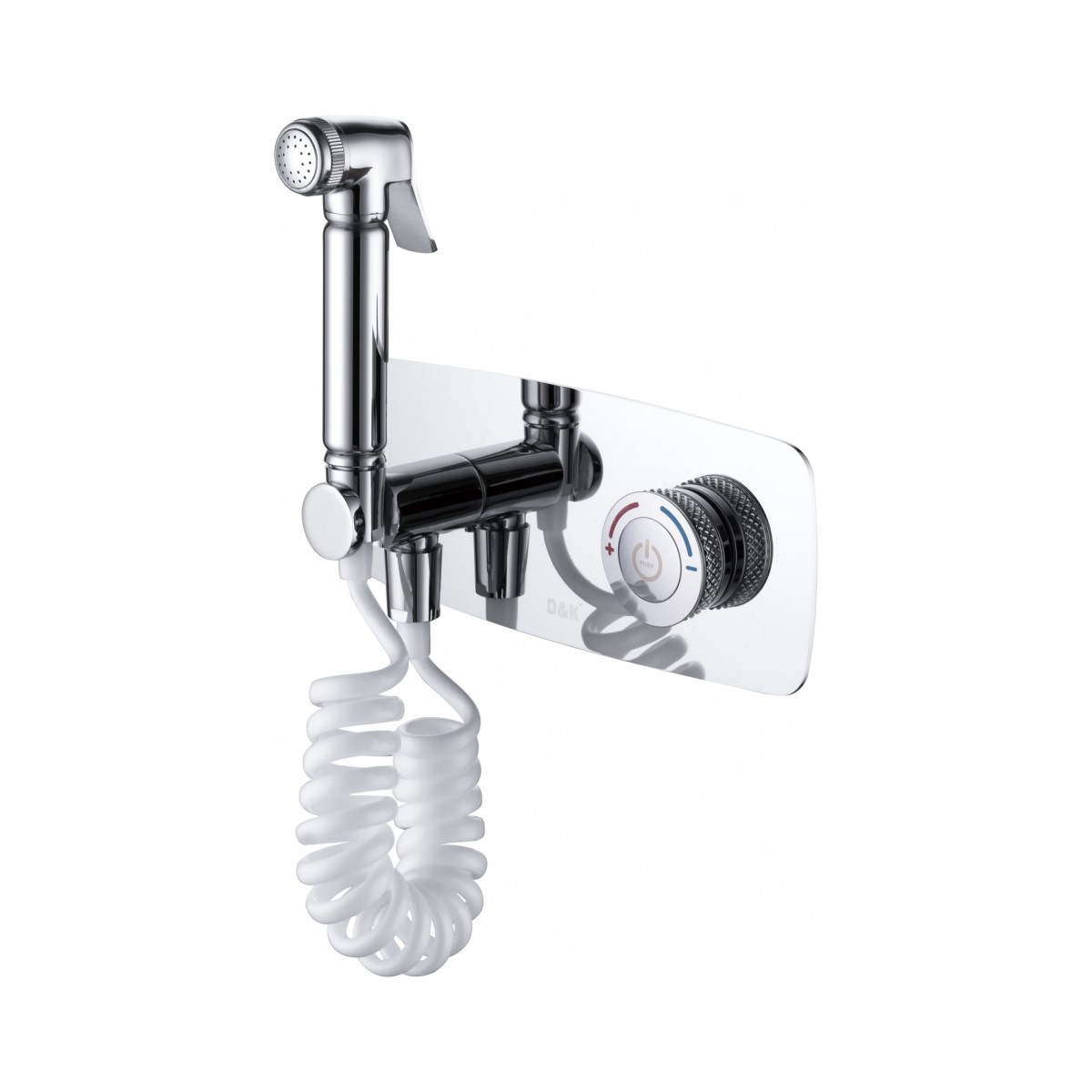 Гигиенический душ со смесителем D&K Bayern DA1484501, хром