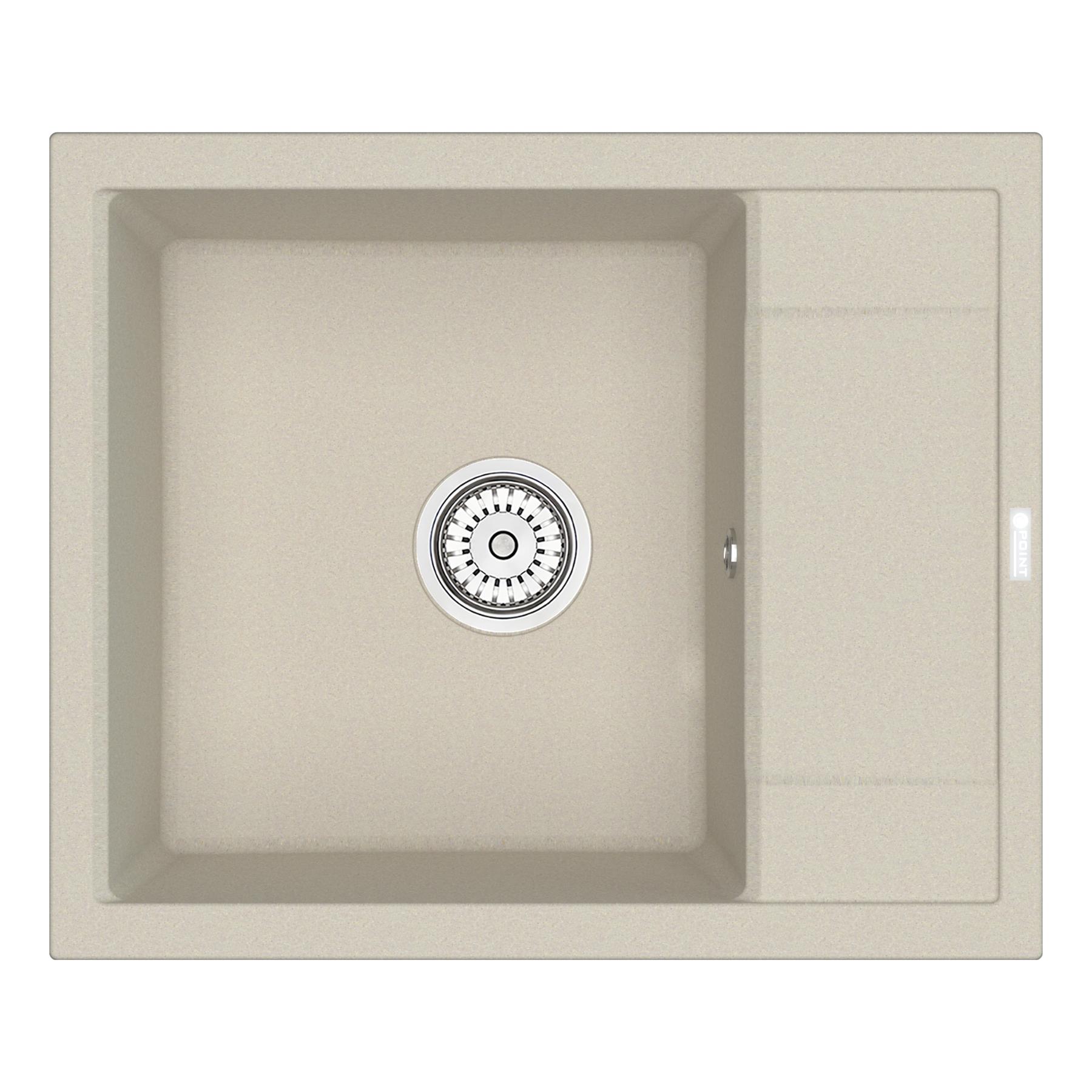 Мойка кухонная Point Римо 60 PN3010BG, светло-бежевый