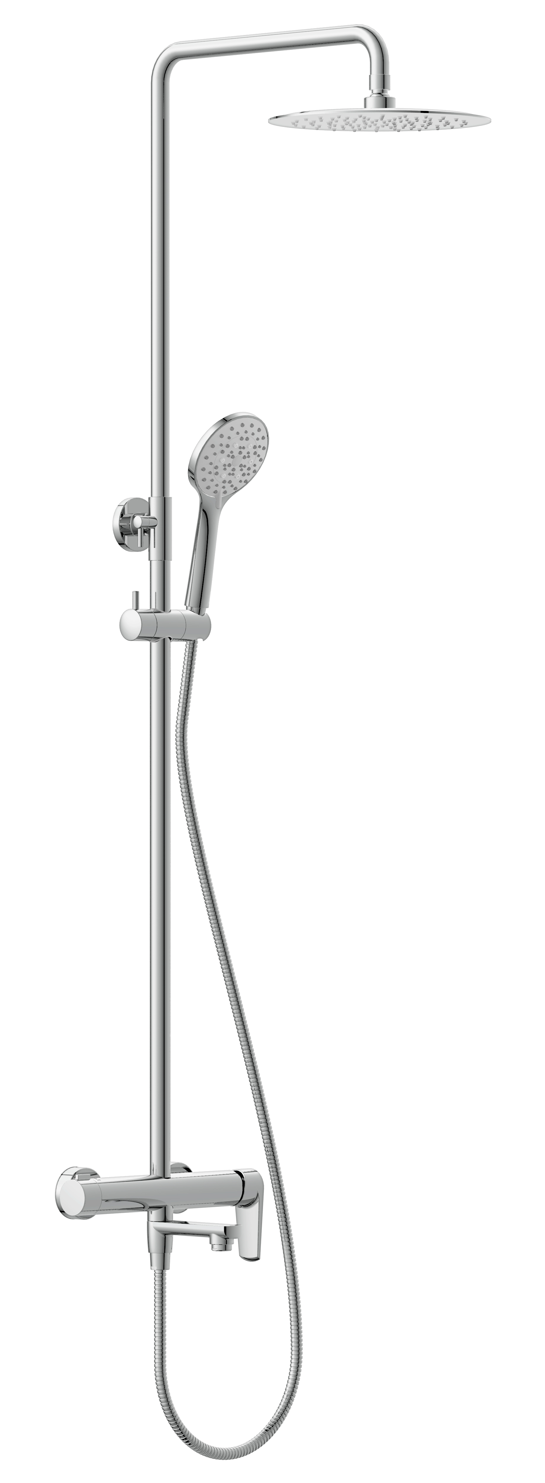 Душевая стойка со смесителем Cersanit MODUO 64088 хром