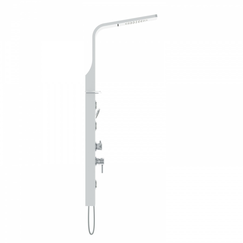 Душевая панель AM PM Joy W85P-2-136AW Белая матовая