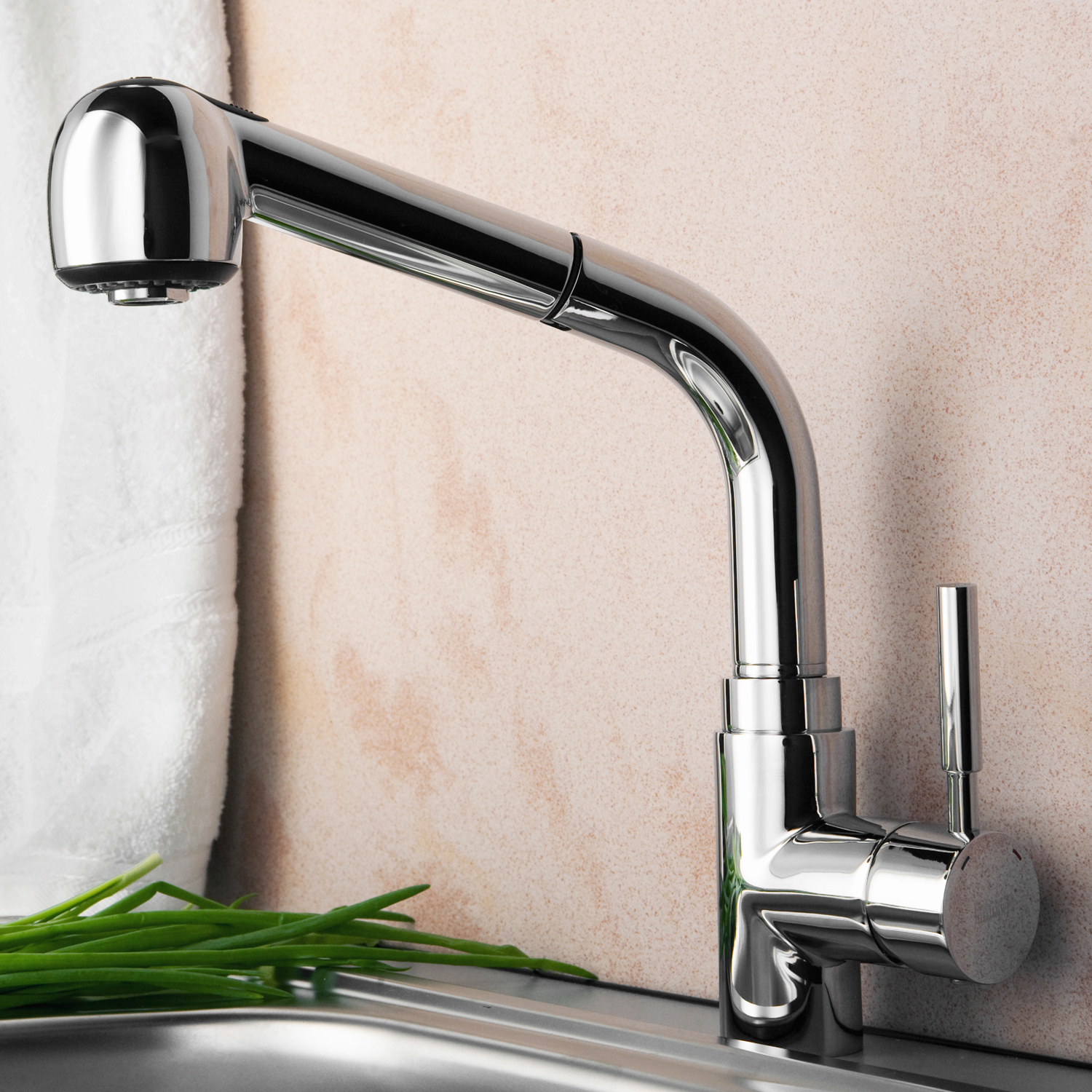 Смеситель для кухни WasserKraft Main 4166 хром