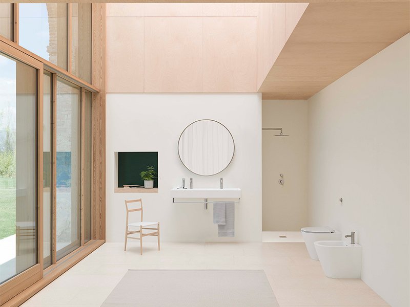 Унитаз приставной безободковый GSI Kube X 941011 белый