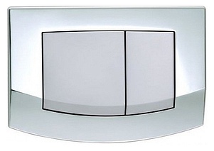 Кнопка смыва TECE Ambia 9240254 хром глянцевый/хром матовый