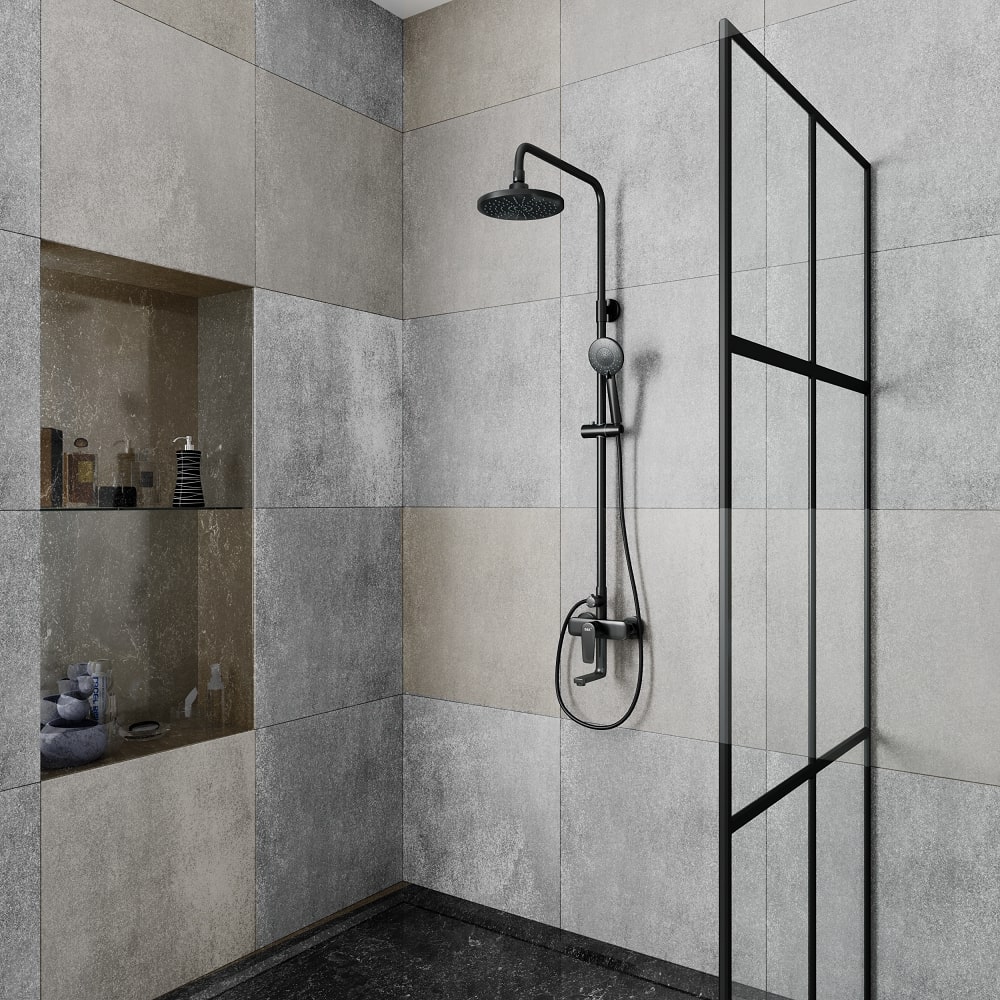 Душевая система D&K Bayern.Fürth DA1523705B18, черный