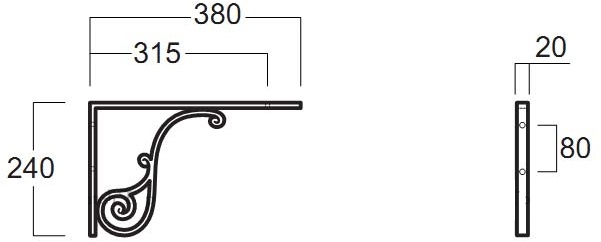 Кронштейны для раковины Simas MNSAR