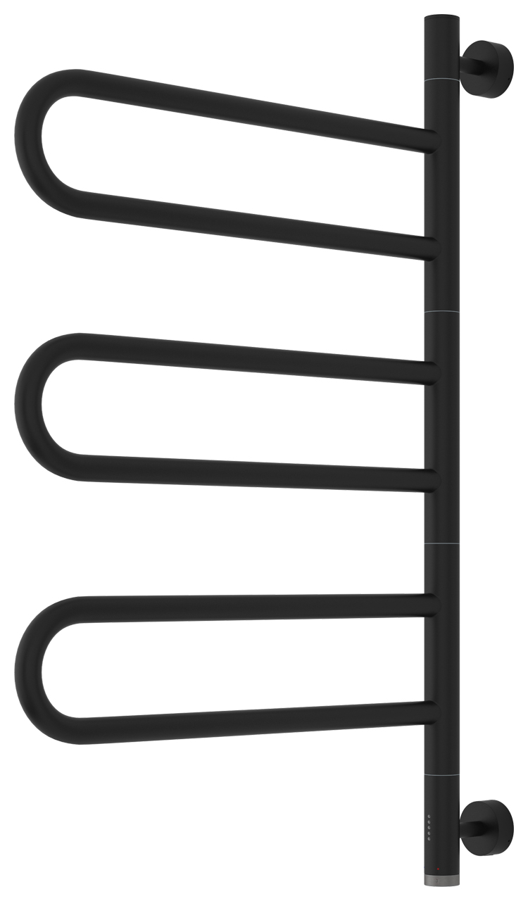 Полотенцесушитель электрический Сунержа Парео 77.3х53.5 черный матовый