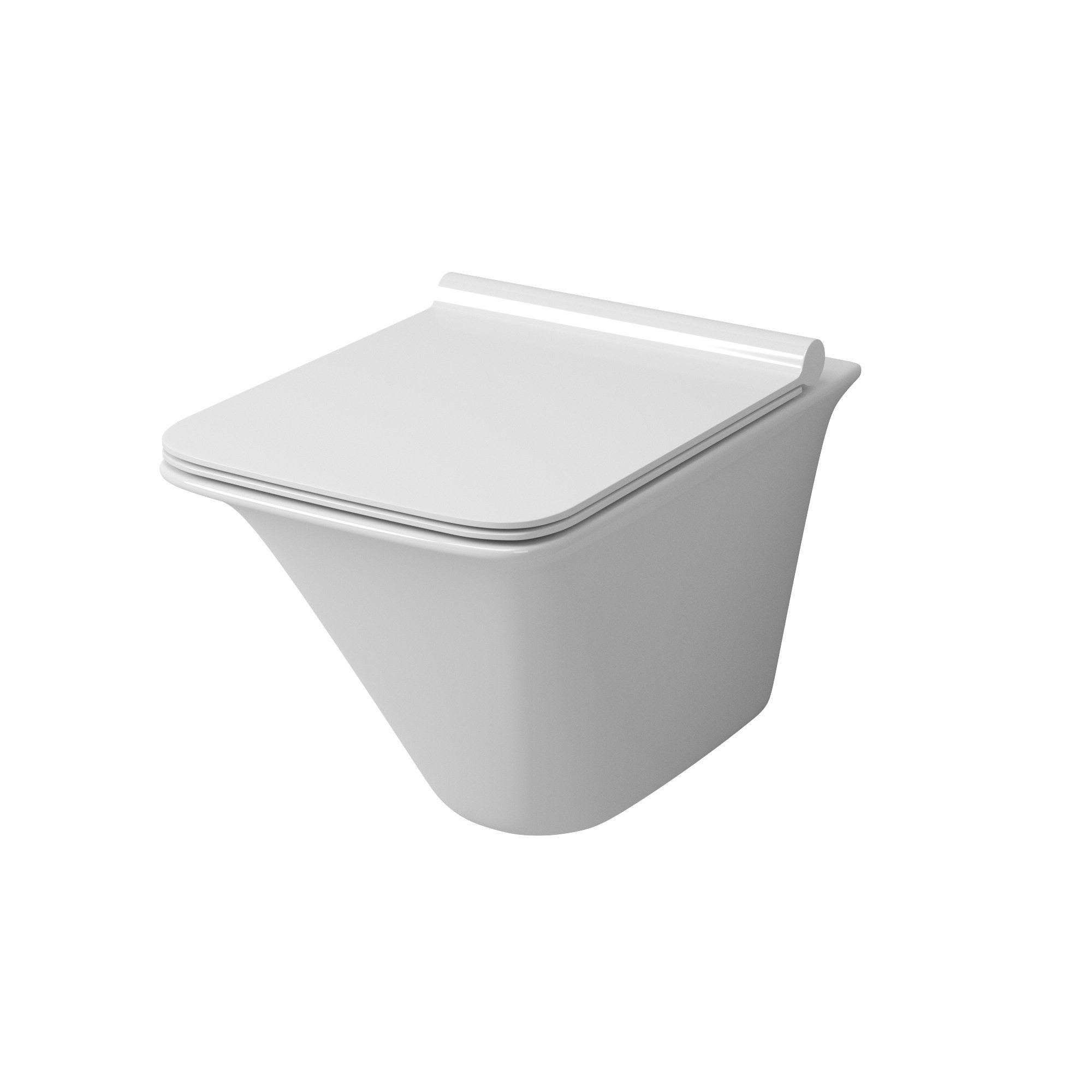 Унитаз подвесной Grossman GR-4413S белый, с сиденьем микролифт